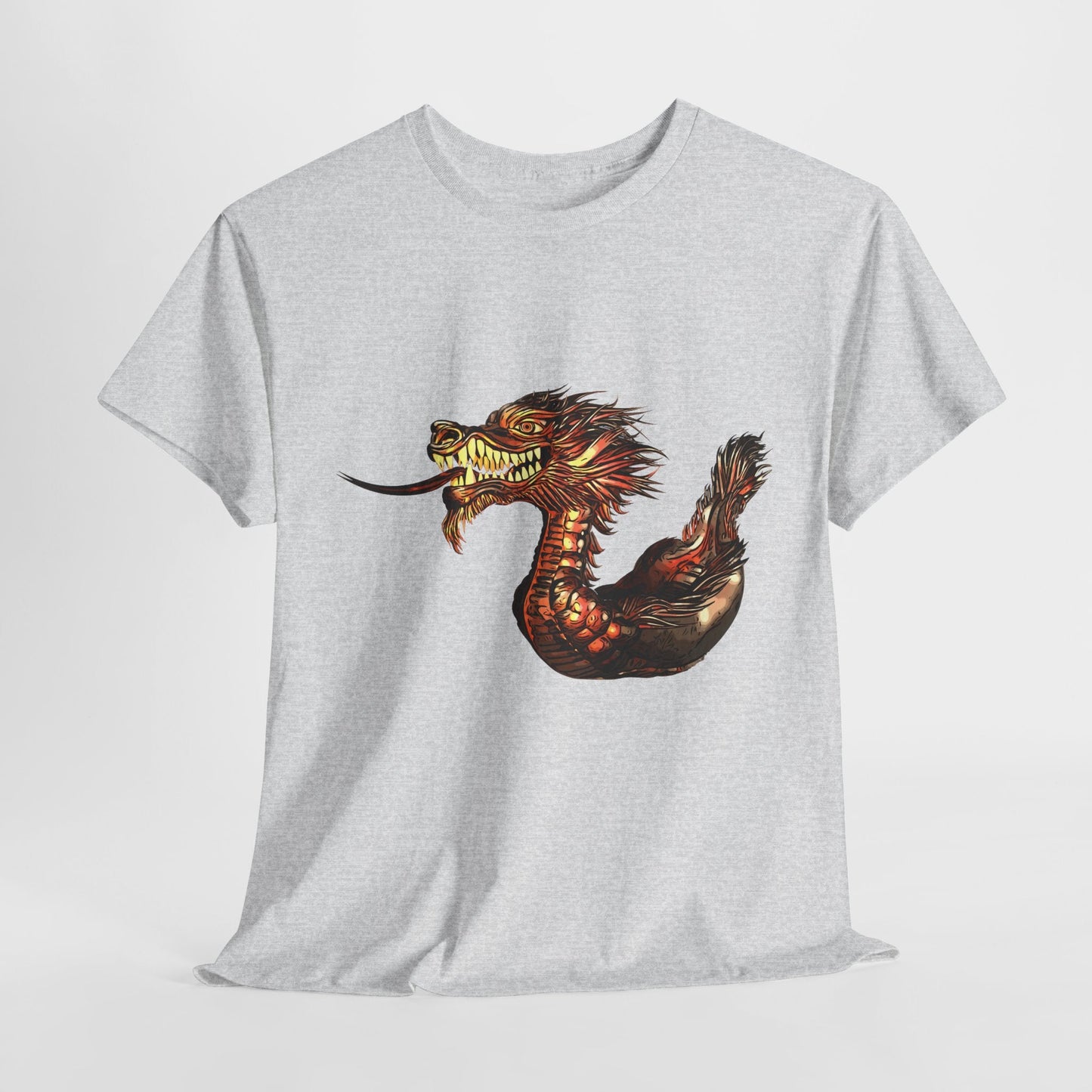 Dragon Boat Unisex Heavy Cotton Tee - Ash / S - T-Shirt