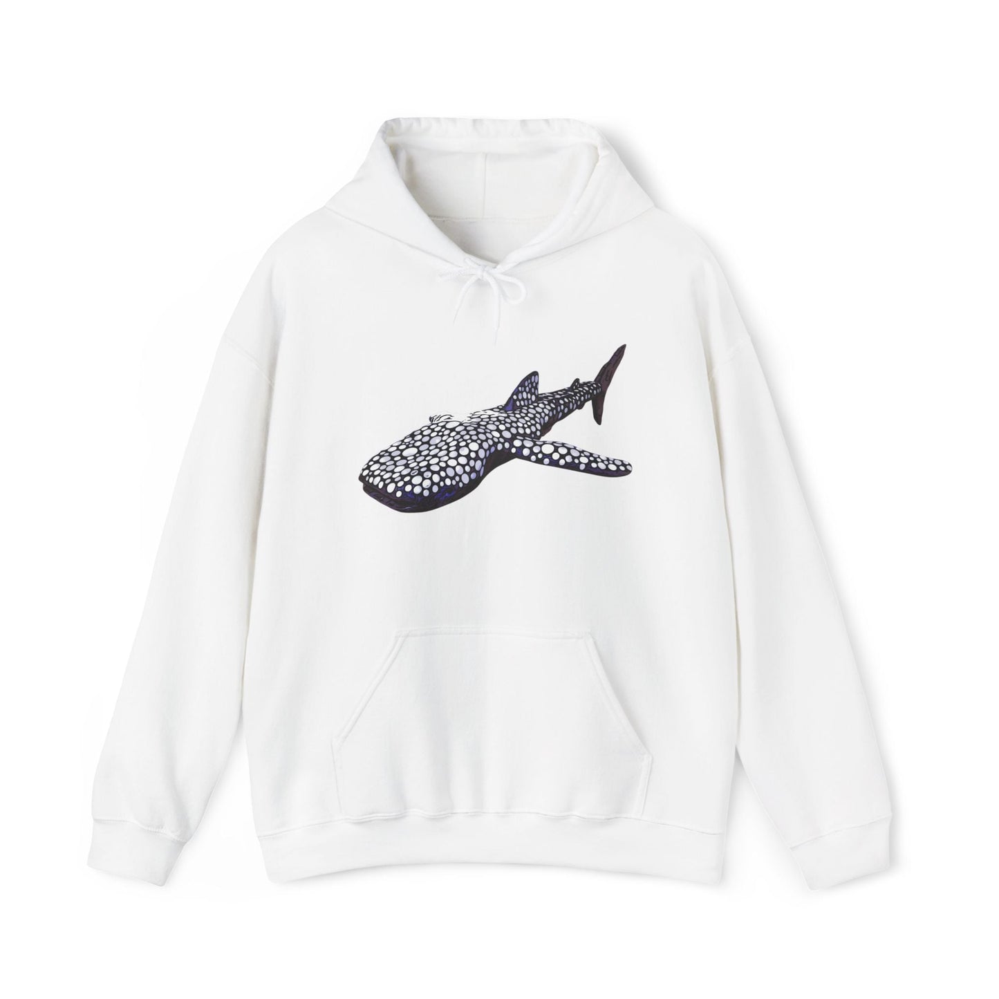 Whale Shark Unisex Heavy Blend™ Hooded Sweatshirt - White / S - Hoodie