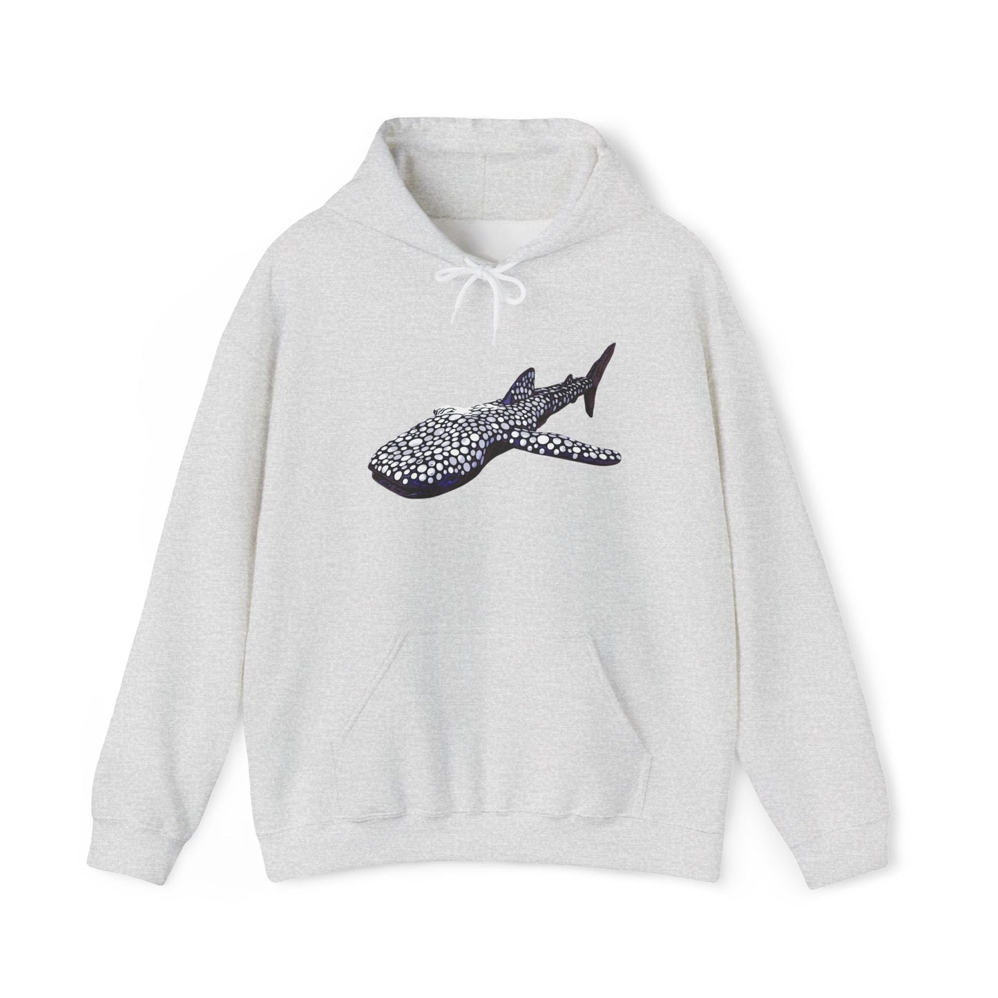 Whale Shark Unisex Heavy Blend™ Hooded Sweatshirt - Ash / S - Hoodie