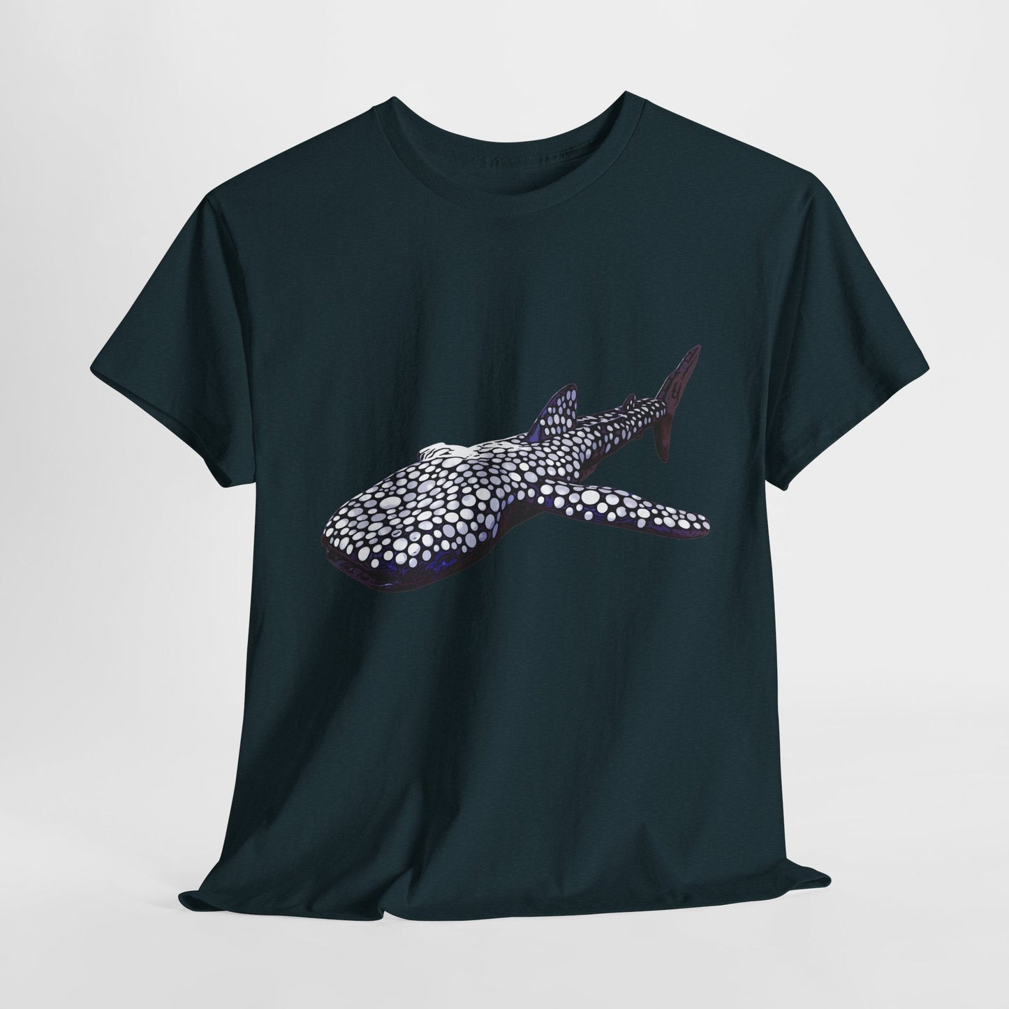 Whale Shark Unisex Heavy Cotton Tee - Midnight / S - T-Shirt