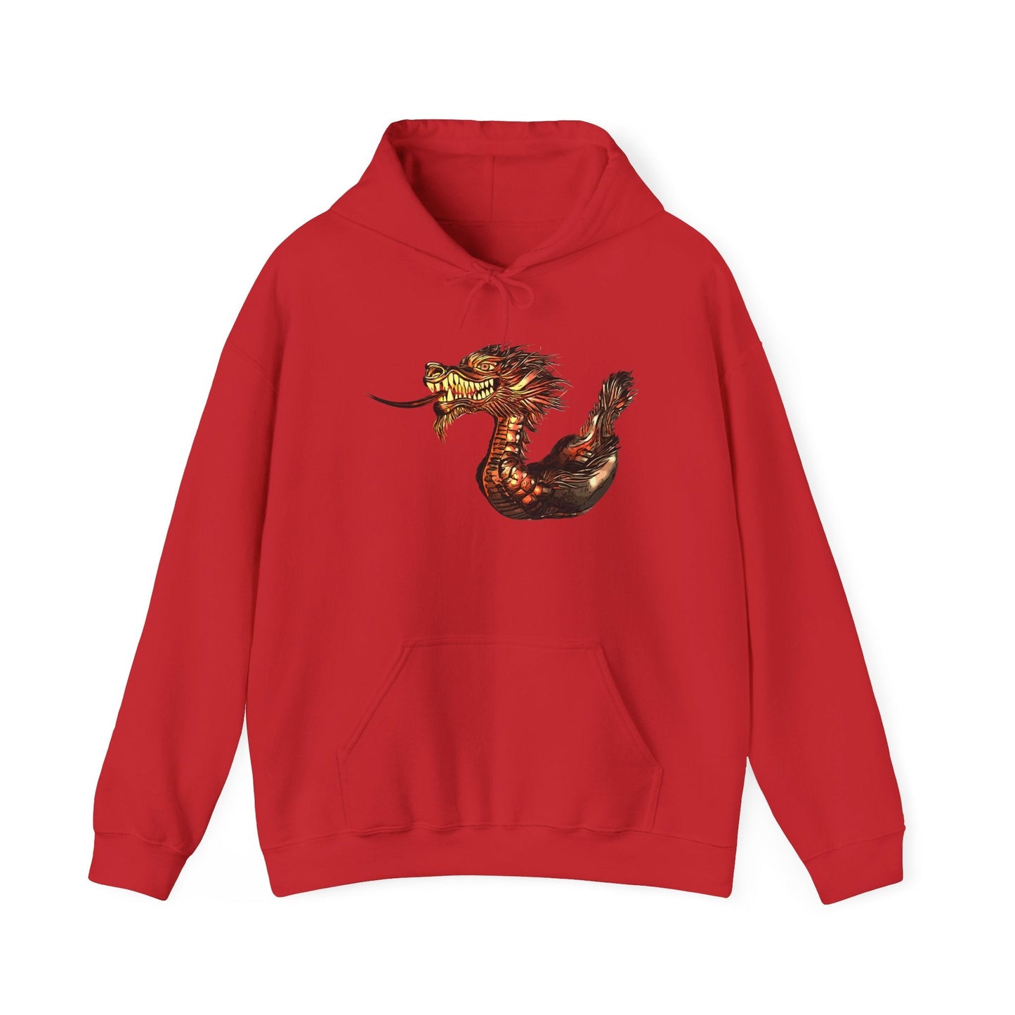Dragon Boat Unisex Hoodie Breathable Cotton Blend for Race Days - S / Red - Hoodie