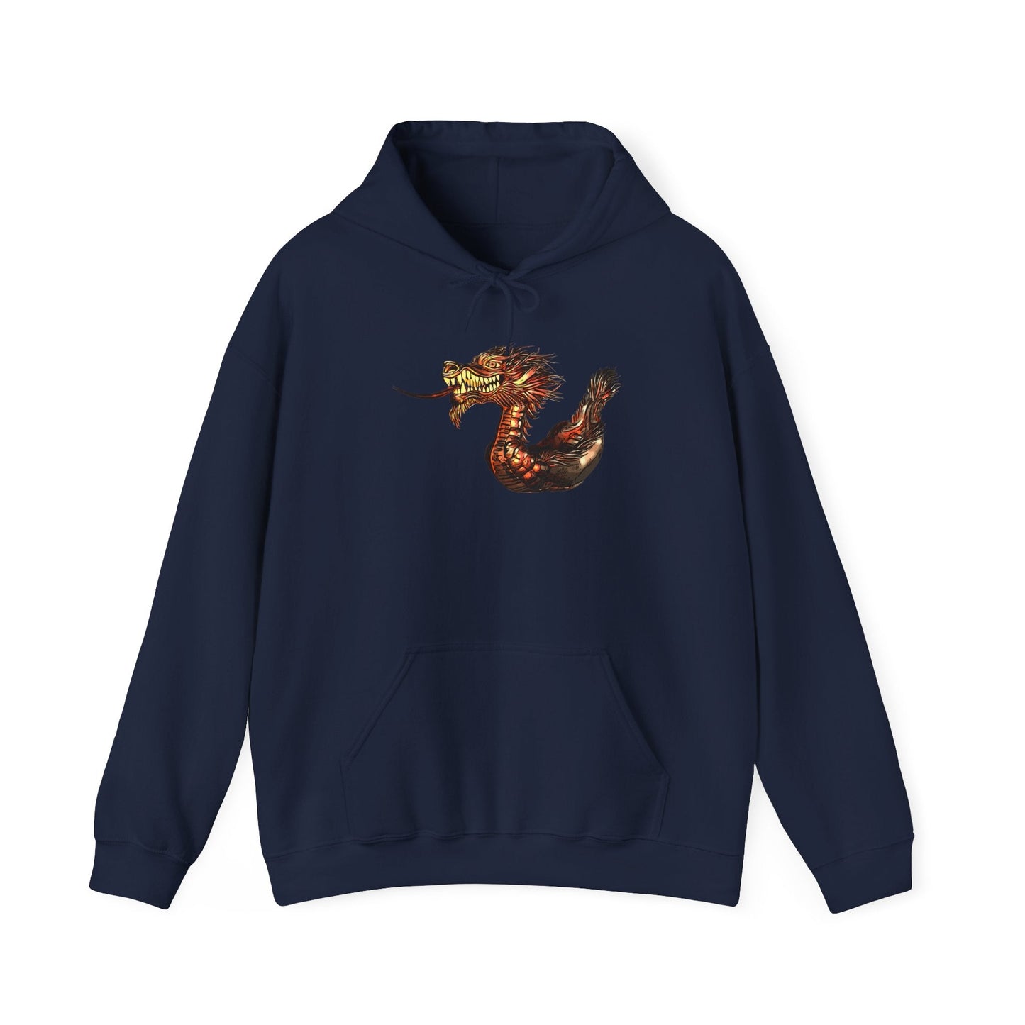 Dragon Boat Unisex Hoodie Breathable Cotton Blend for Race Days - S / Navy - Hoodie