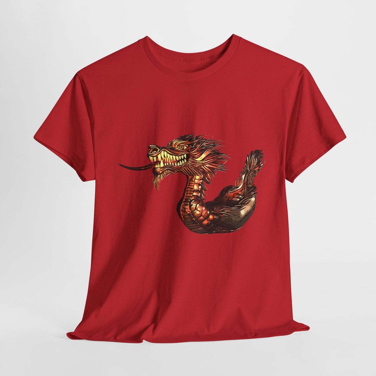 Dragon Boat Unisex Heavy Cotton Tee - Red / S - T-Shirt