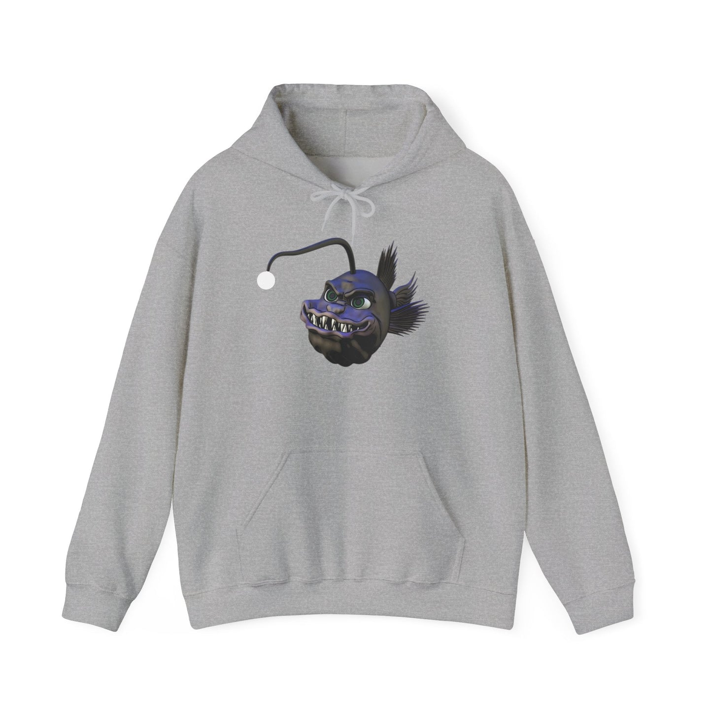 Arnie the Angler Unisex Heavy Blend™ Hooded Sweatshirt - Sport Grey / S - Hoodie