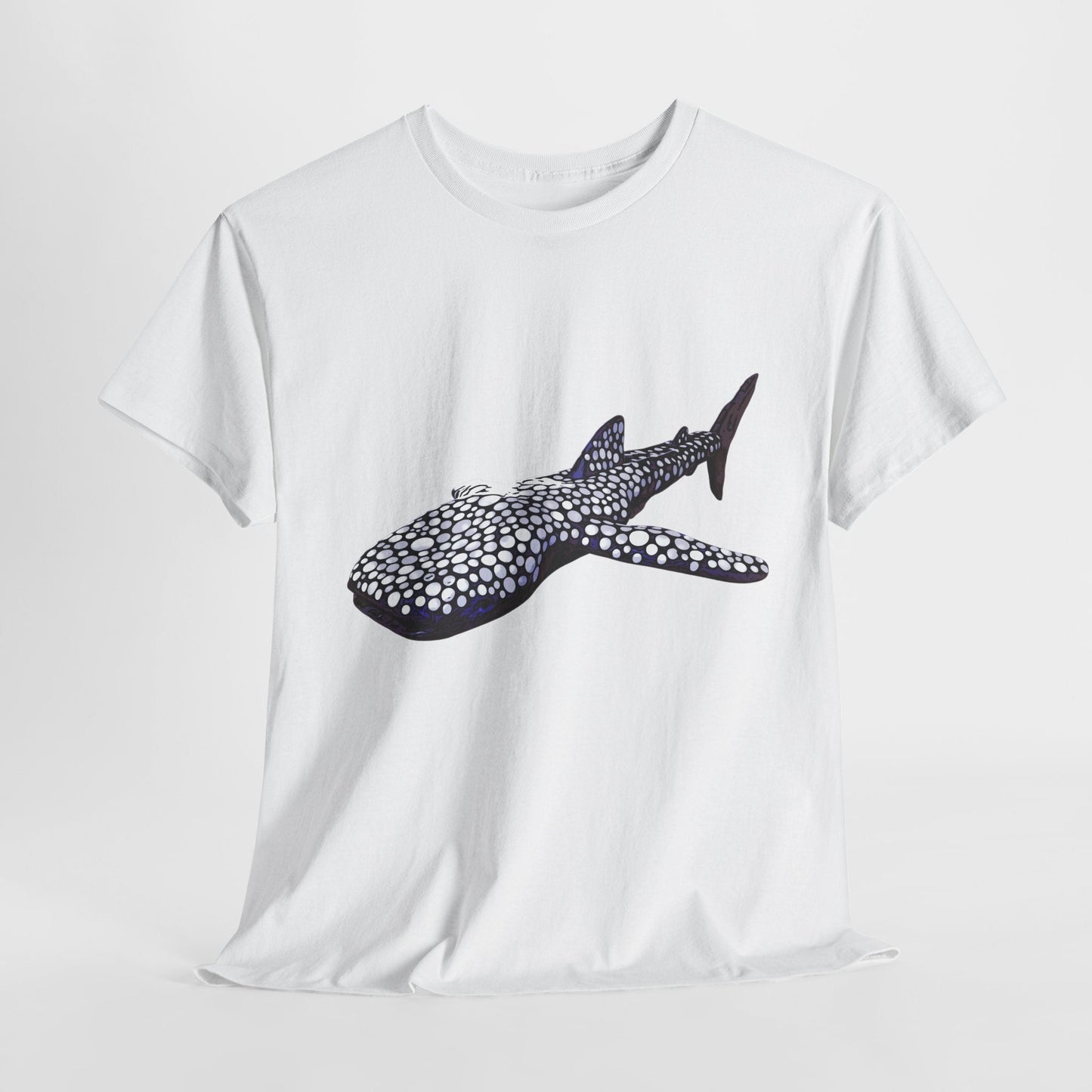 Whale Shark Unisex Heavy Cotton Tee - White / S - T-Shirt