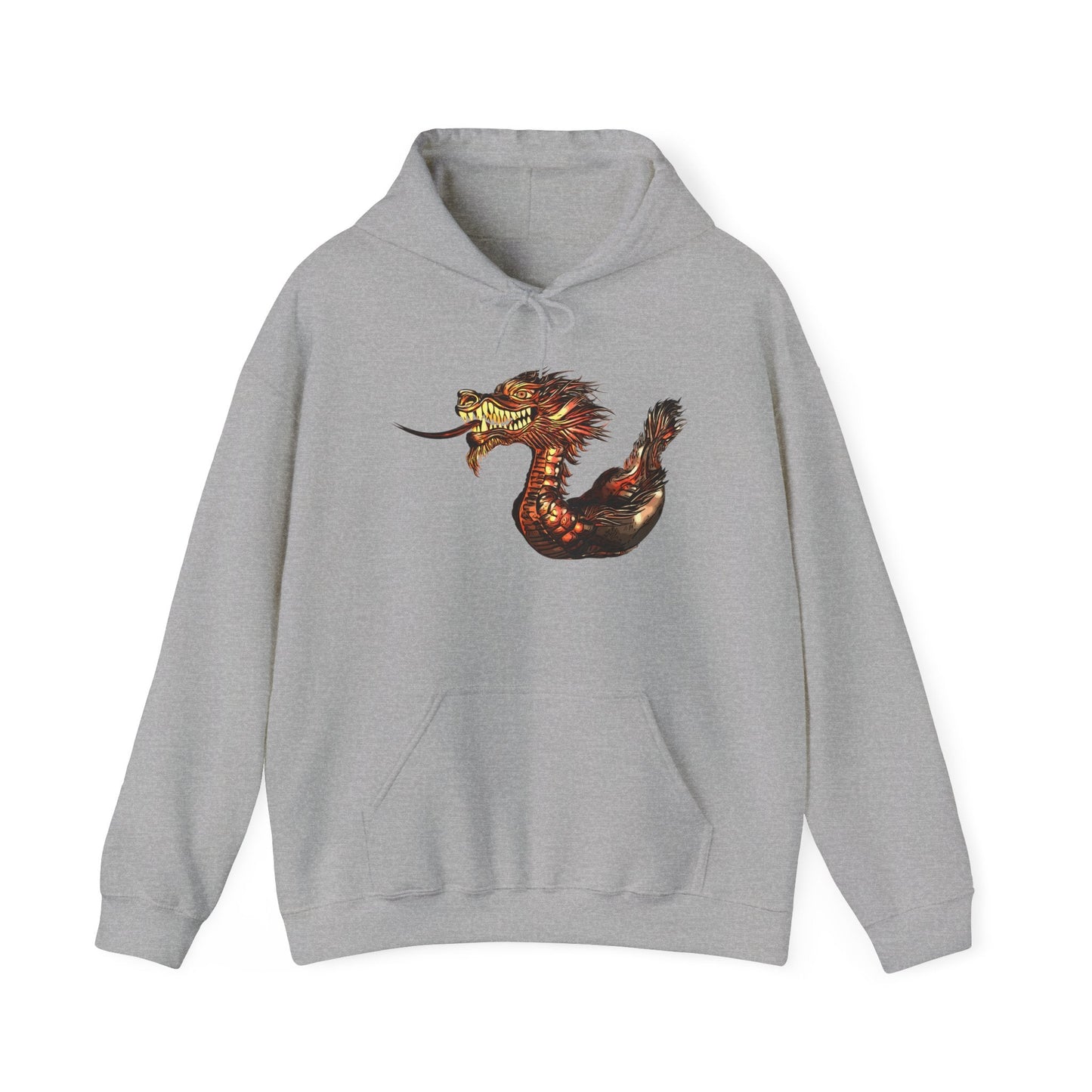 Dragon Boat Unisex Hoodie Breathable Cotton Blend for Race Days - S / Sport Grey - Hoodie