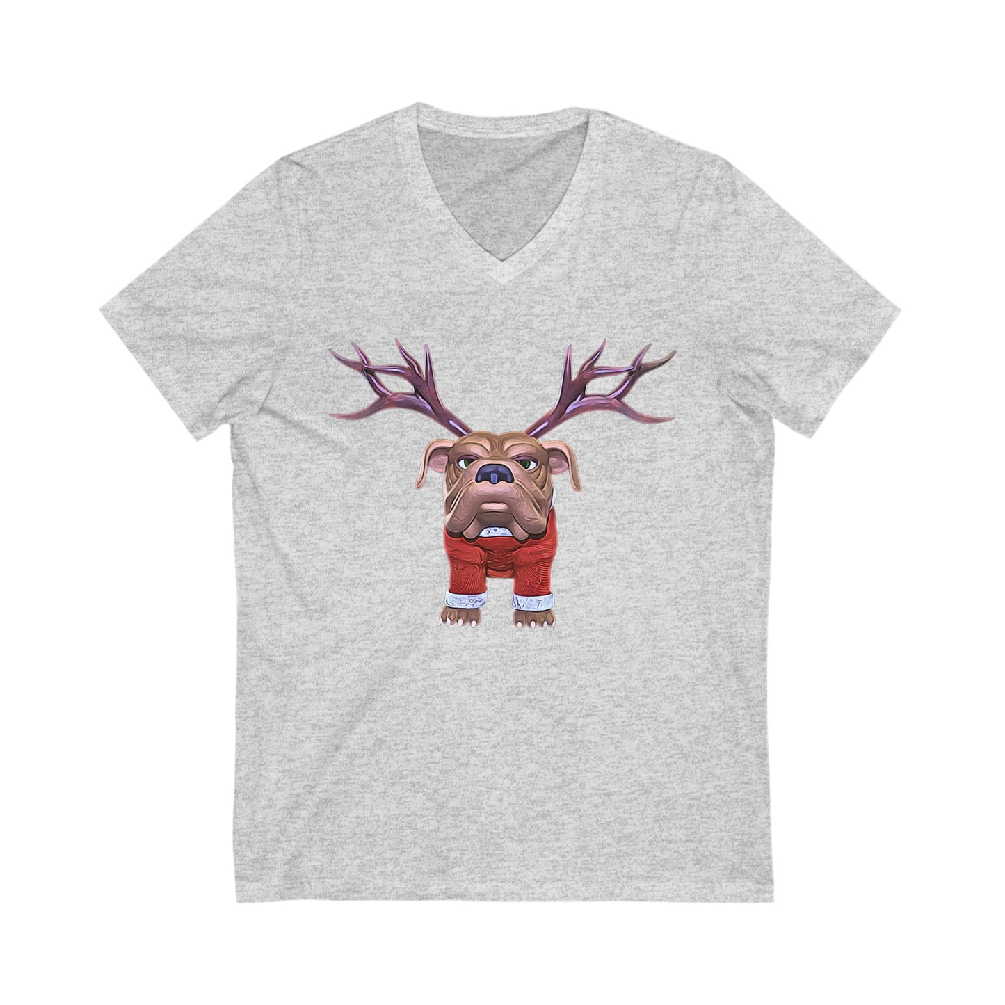 Reindog Short Sleeve V-Neck Tee