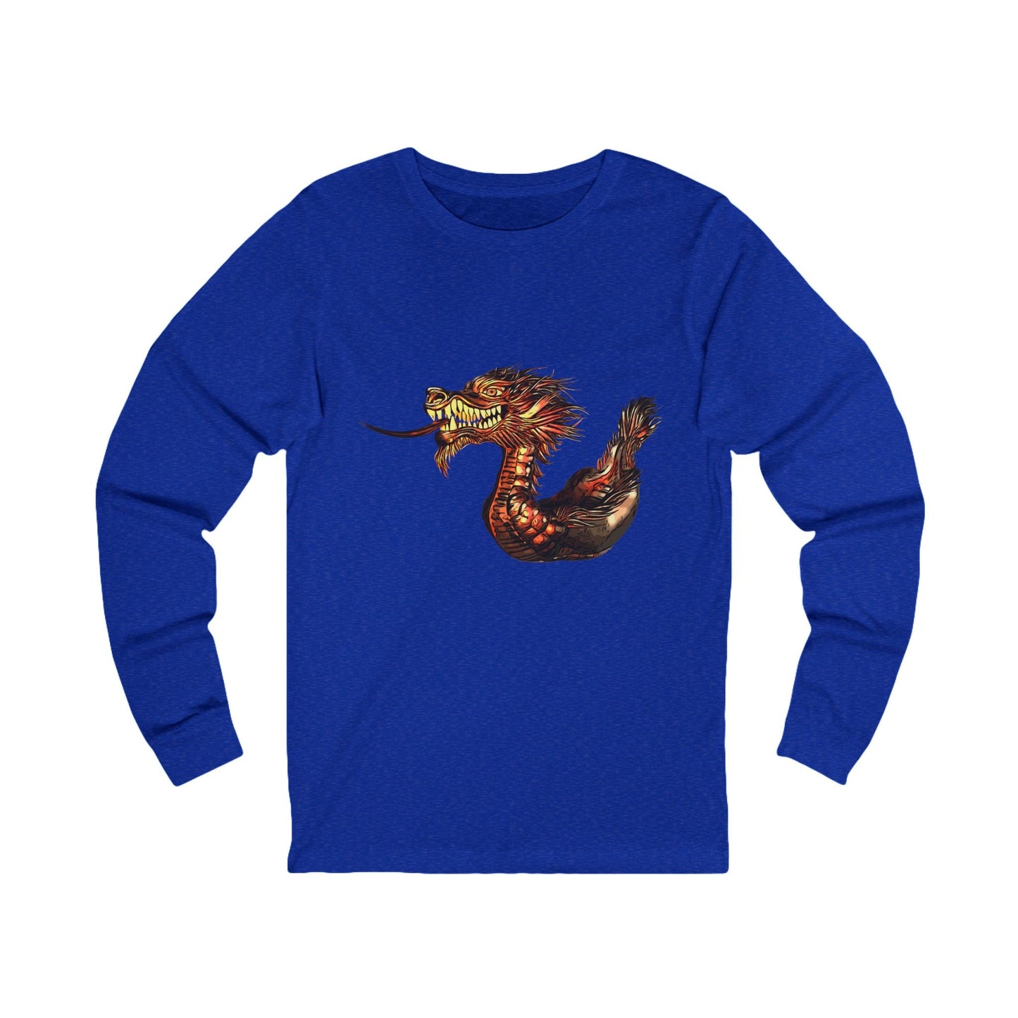 Dragon Boat Unisex Jersey Long Sleeve Tee - S / True Royal TriBlend - Long-sleeve