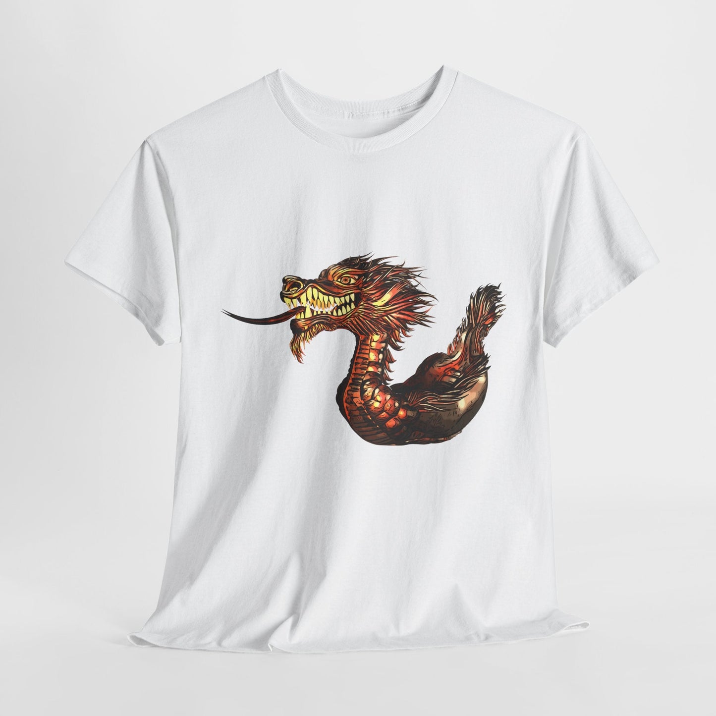 Dragon Boat Unisex Heavy Cotton Tee - White / S - T-Shirt