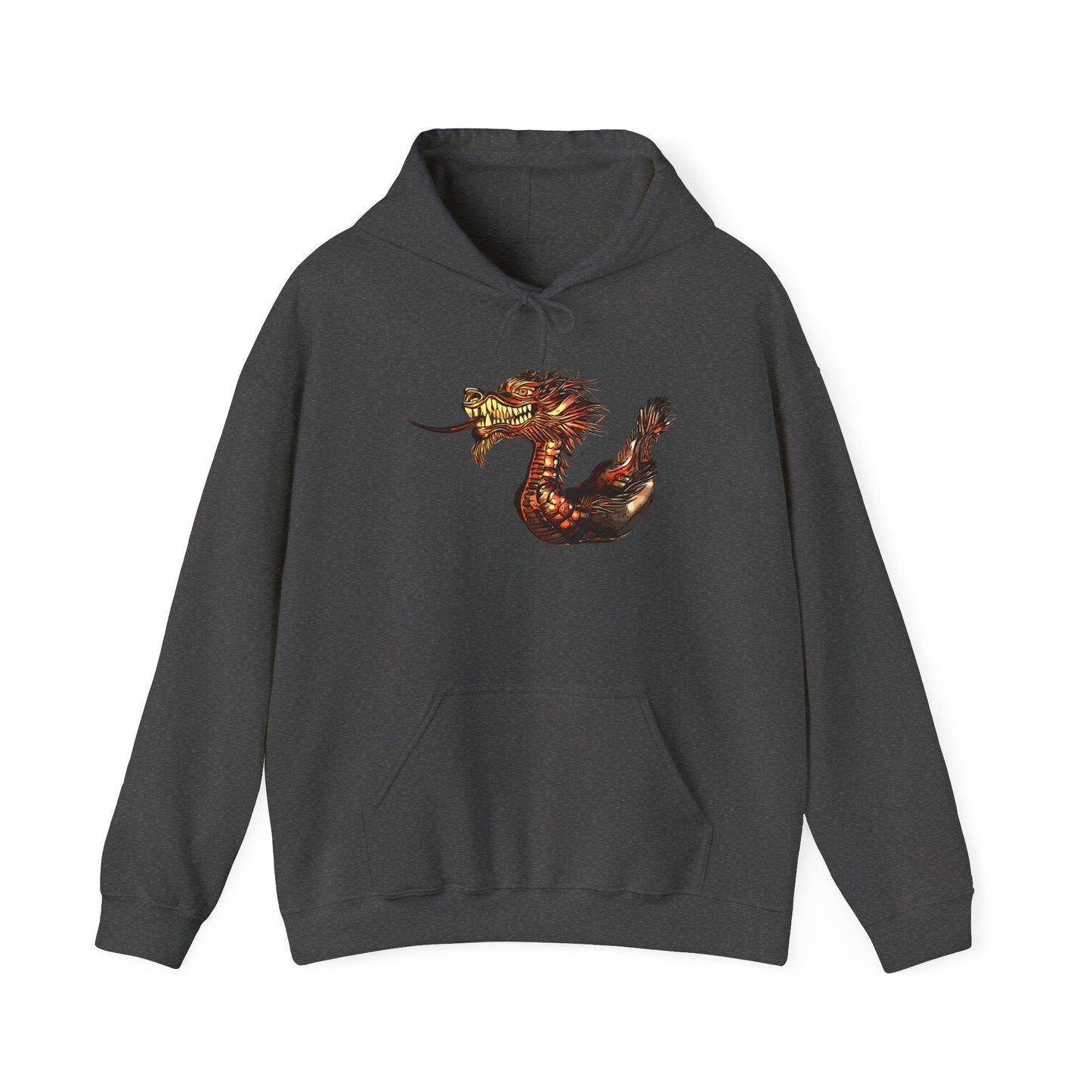 Dragon Boat Unisex Hoodie Breathable Cotton Blend for Race Days - S / Dark Heather - Hoodie