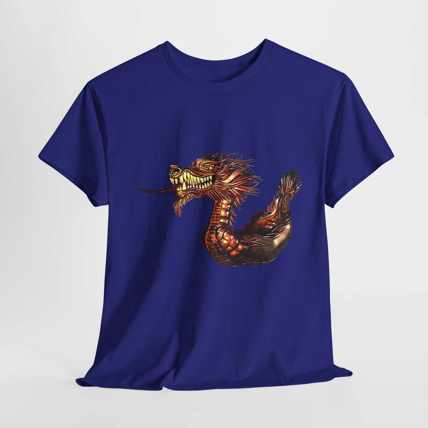 Dragon Boat Unisex Heavy Cotton Tee - Cobalt / S - T-Shirt