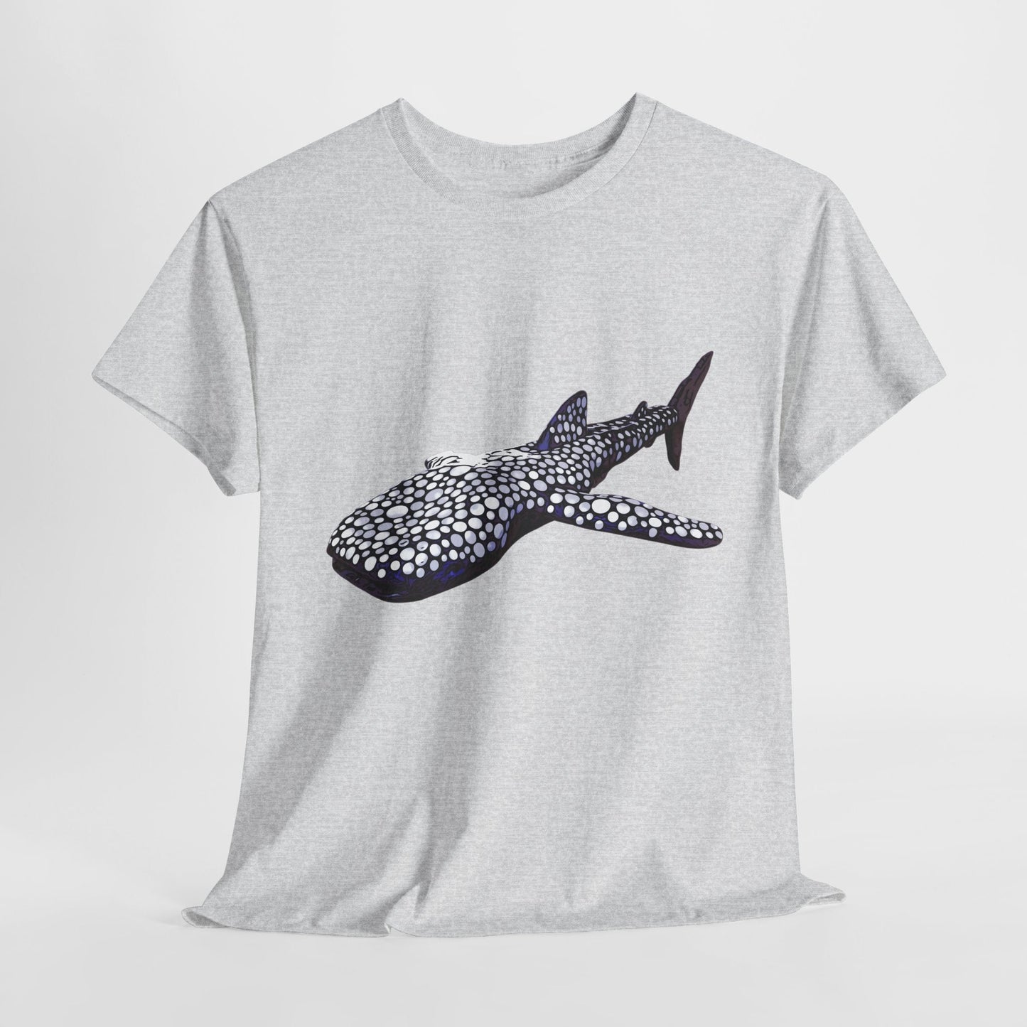 Whale Shark Unisex Heavy Cotton Tee - Ash / S - T-Shirt