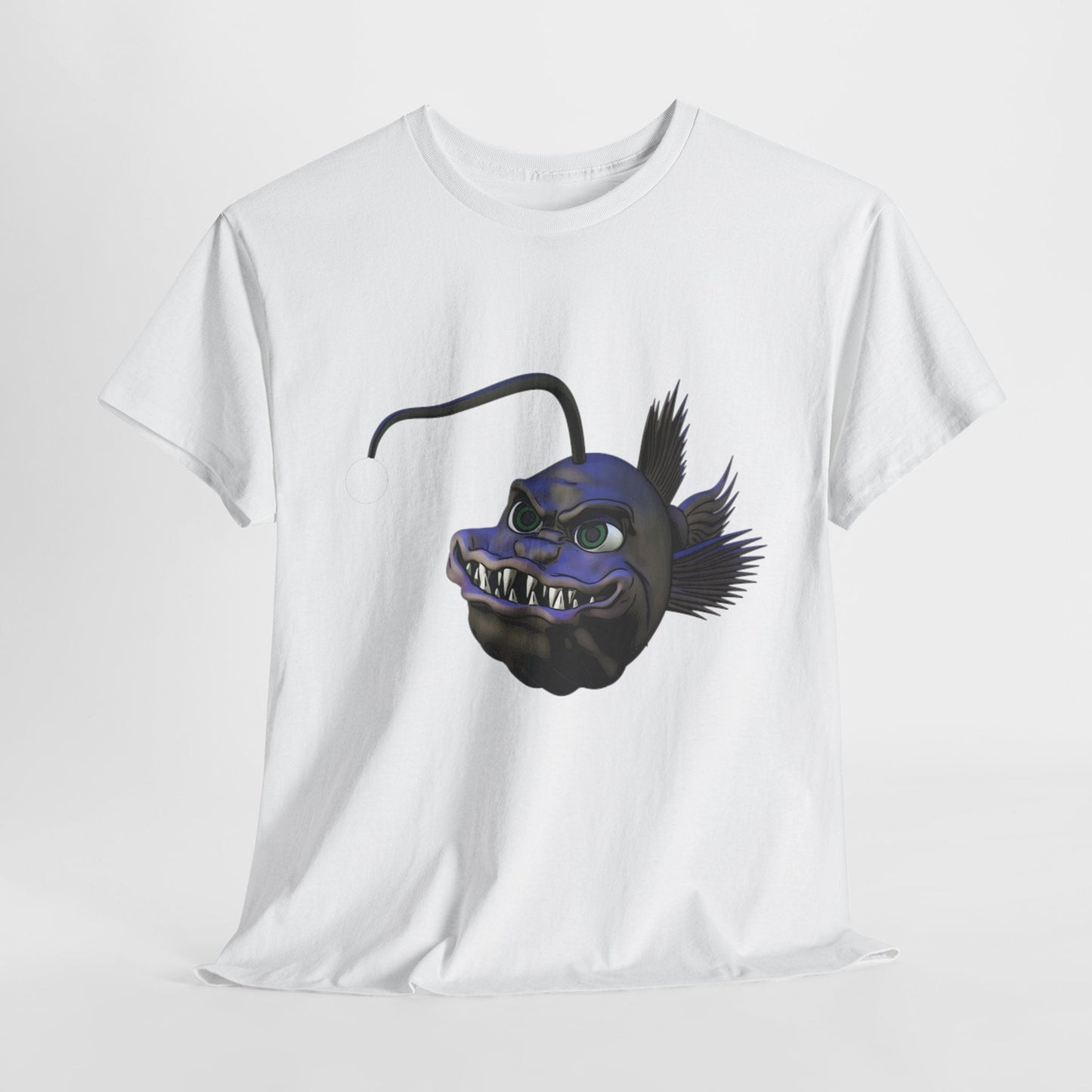 Arnie the Angler Unisex Heavy Cotton Tee - White / S - T-Shirt