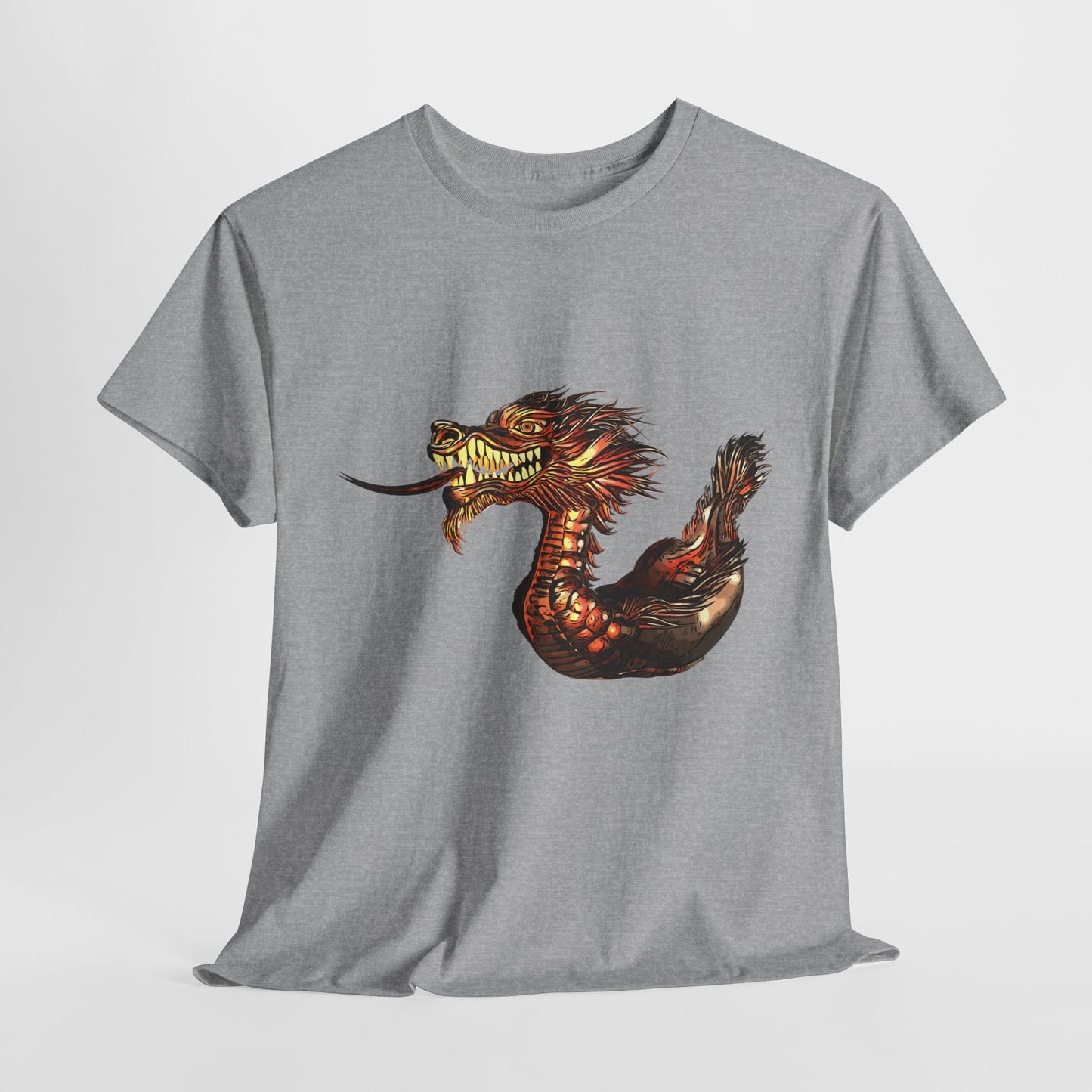 Dragon Boat Unisex Heavy Cotton Tee - Sport Grey / S - T-Shirt
