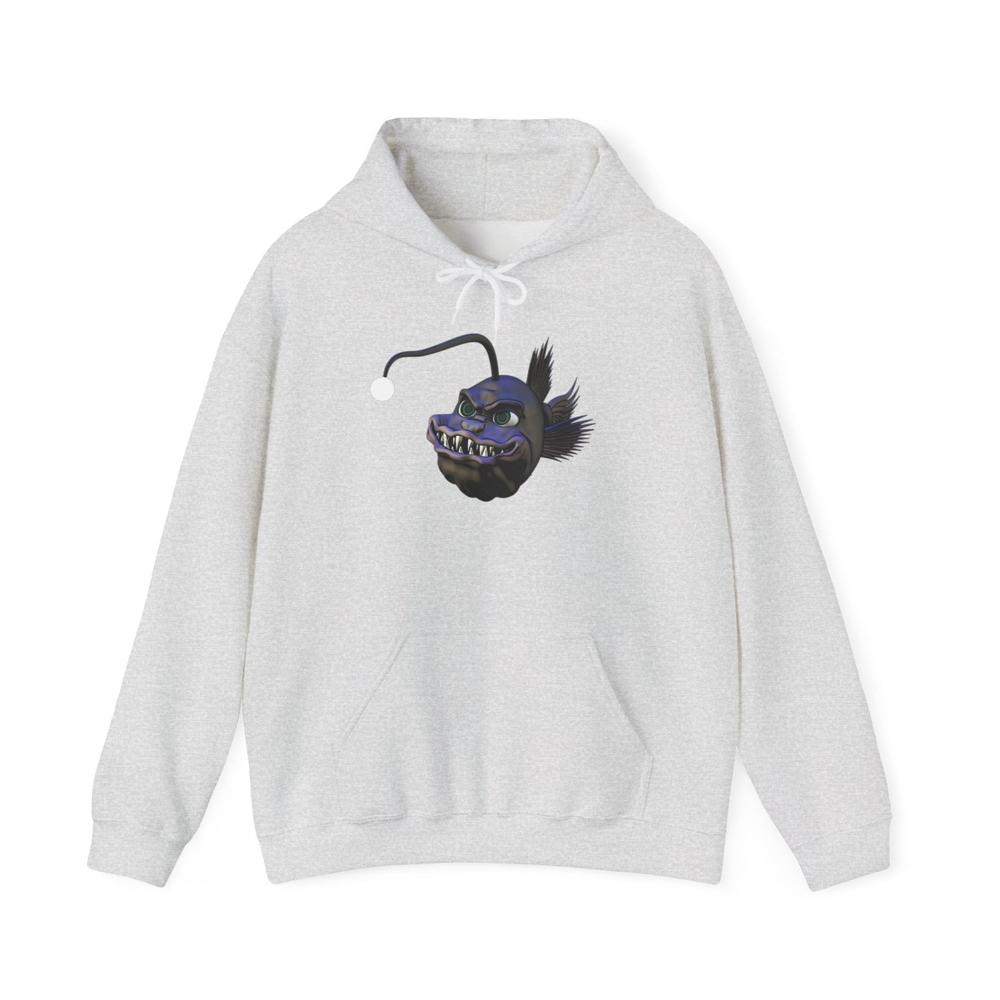 Arnie the Angler Unisex Heavy Blend™ Hooded Sweatshirt - Ash / S - Hoodie