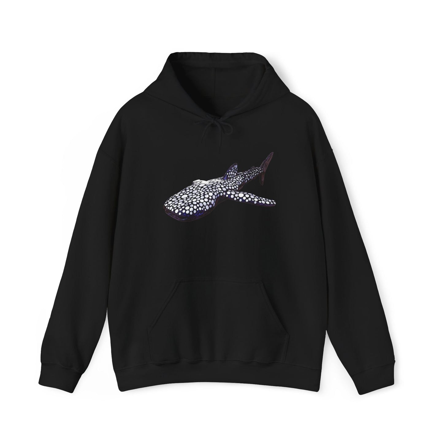 Whale Shark Unisex Heavy Blend™ Hooded Sweatshirt - Black / S - Hoodie