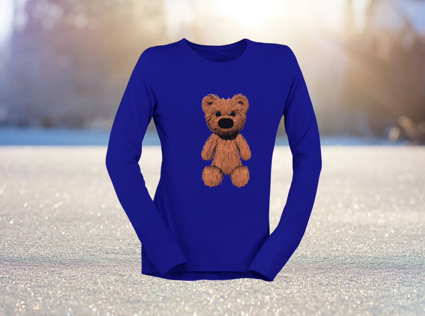 Teddy Bear Unisex Jersey Long Sleeve Tee - Long-sleeve