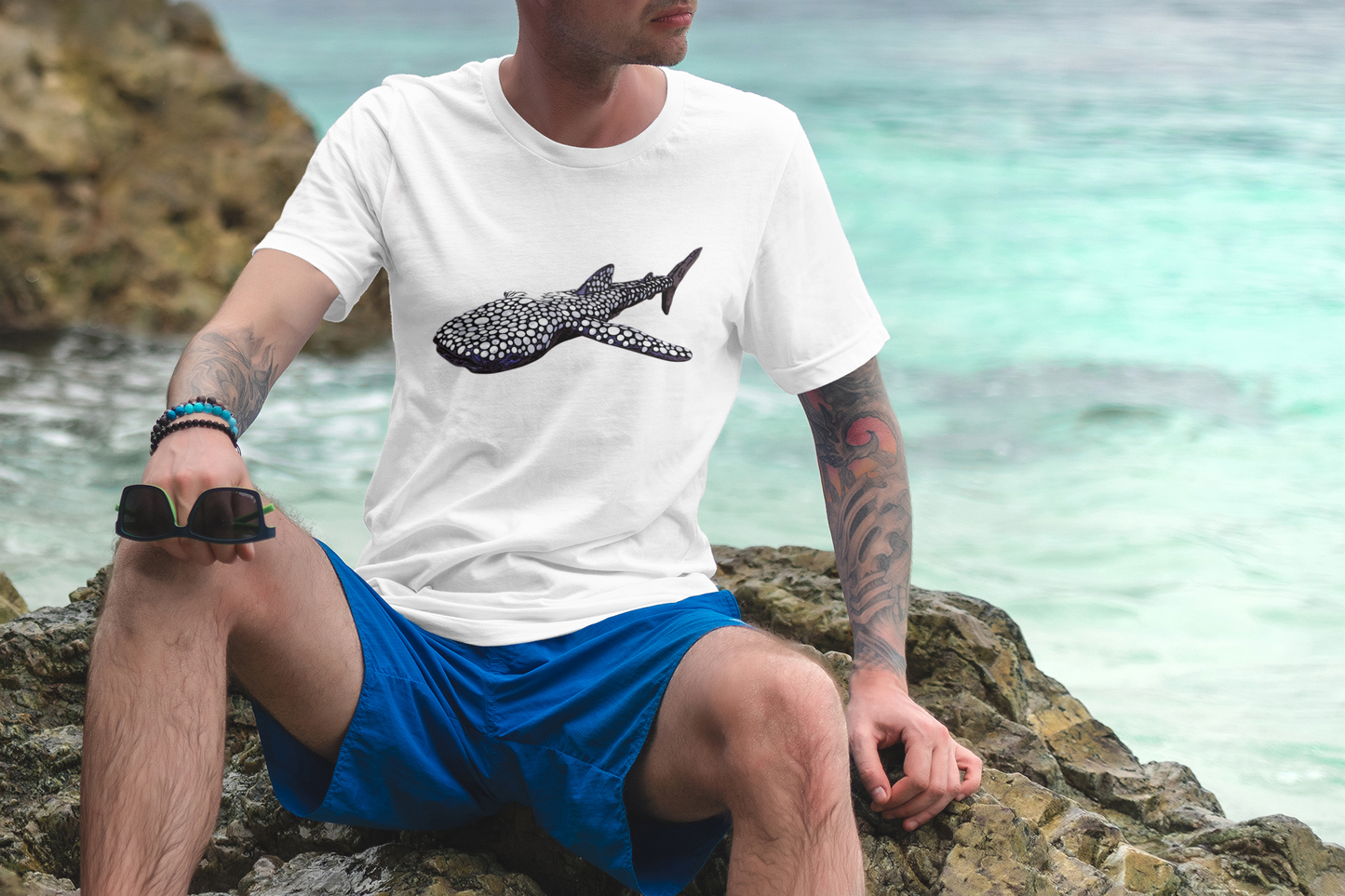 Whale Shark Unisex Heavy Cotton Tee - T-Shirt