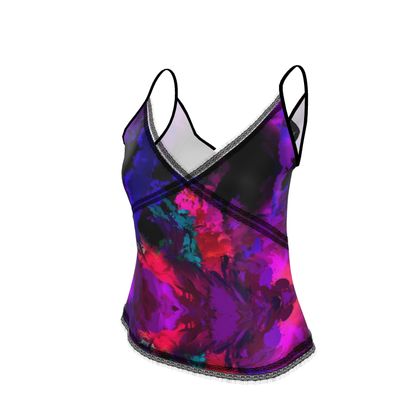 "Chromatic Release" Satin Cami