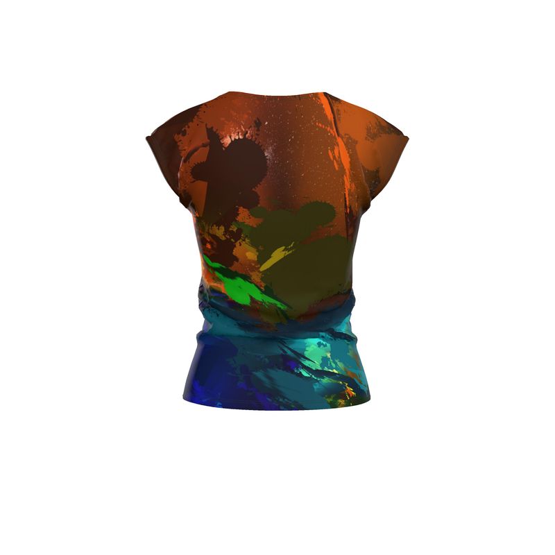 "Subtle Rainbow Color Explosion" Custom Tee