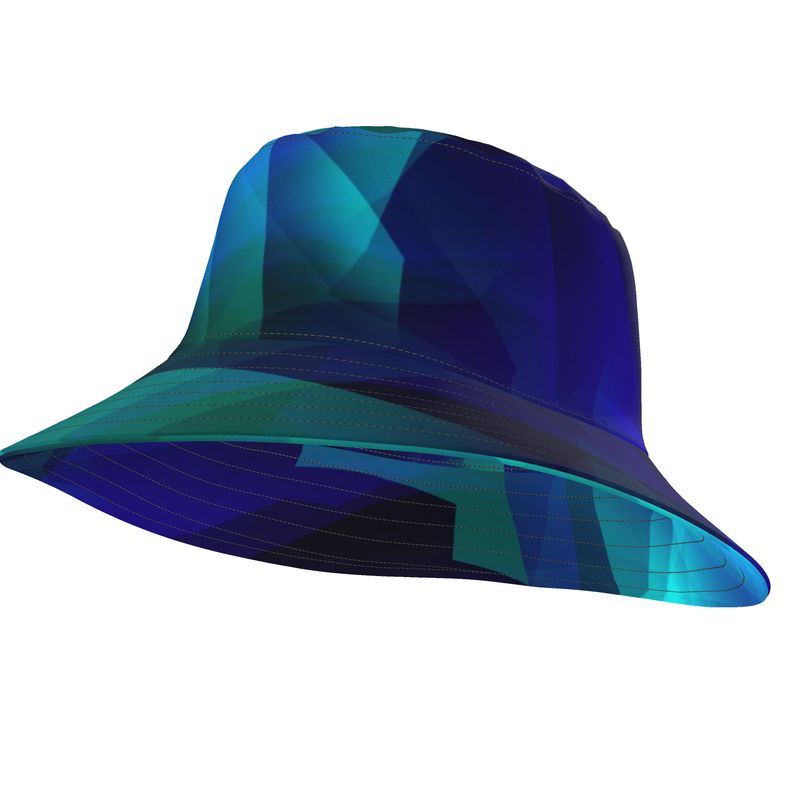 "Boulder Opal" Wide Brim Custom Bucket Hat