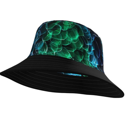 "Malachite" Custom Wide Brim Bucket Hat