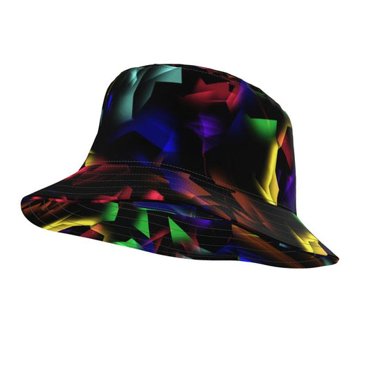 "Virgin Rainbow Opal" Custom Narrow Brim Bucket Hat