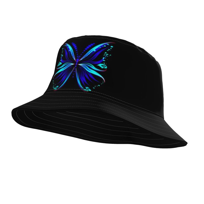 "Flutter" Custom Narrow Brim Bucket Hat