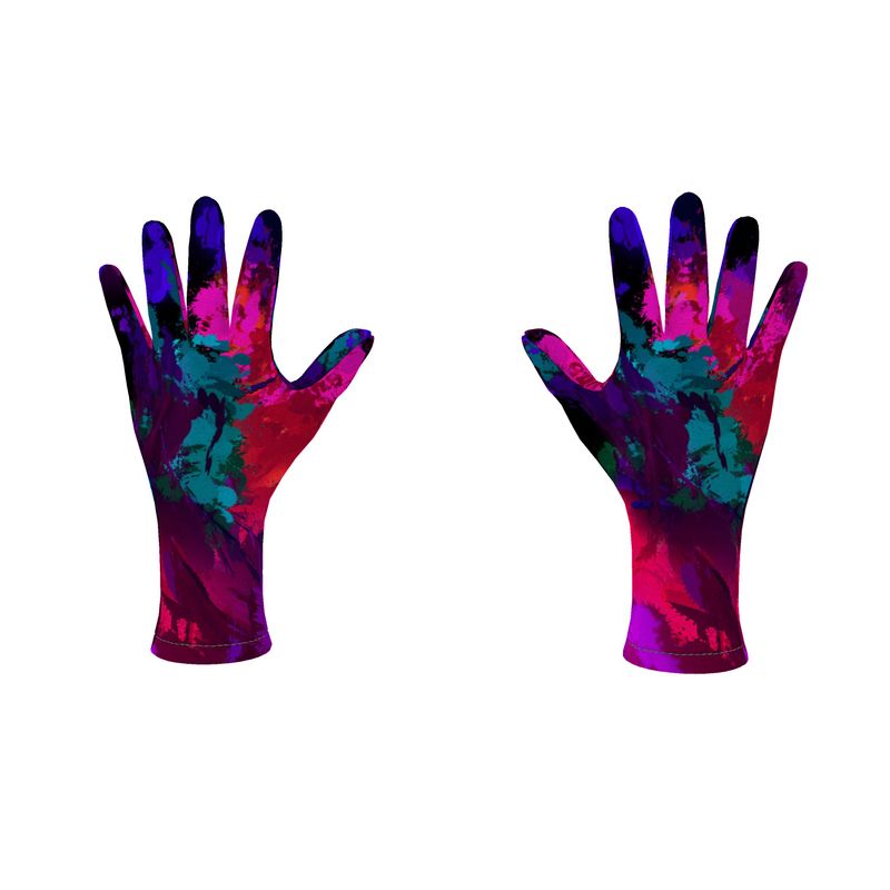 "Chromatic Release" Custom Fleece Gloves