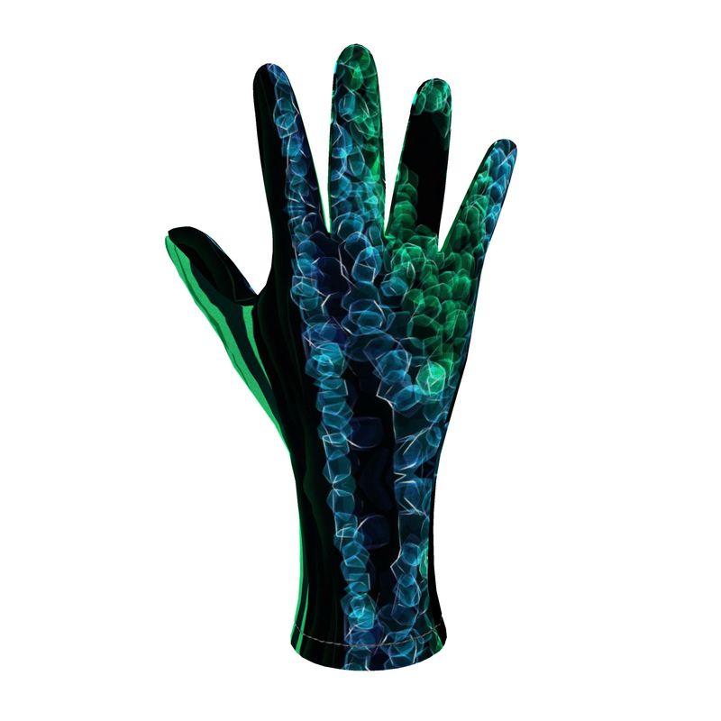 "Malachite" Fleece Gloves