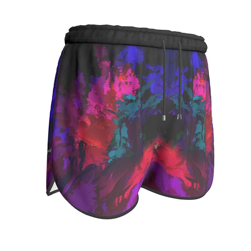 "Chromatic Release" Custom Womens Running Shorts