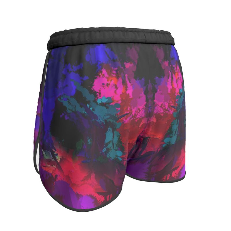 "Chromatic Release" Custom Womens Running Shorts