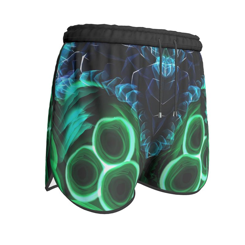 "Malachite" Custom Running Shorts