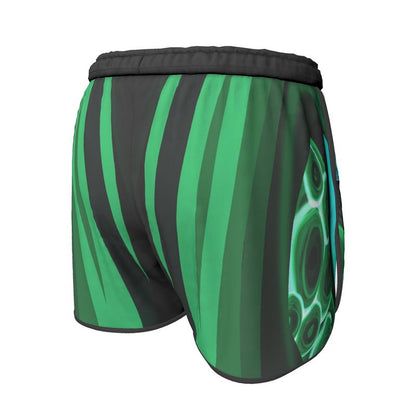 "Malachite" Custom Running Shorts