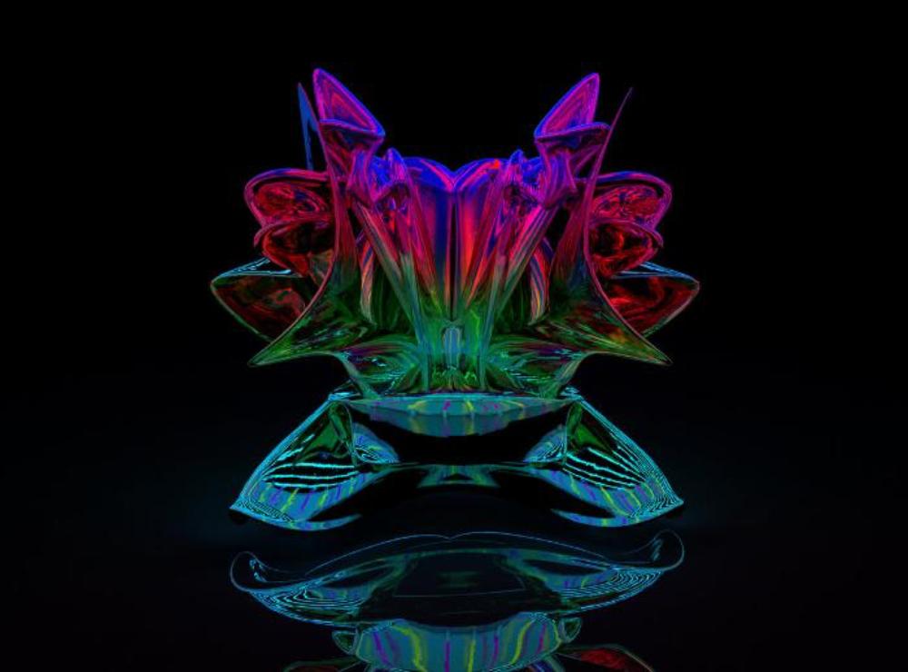 Abstract Sculpture: Color Blast