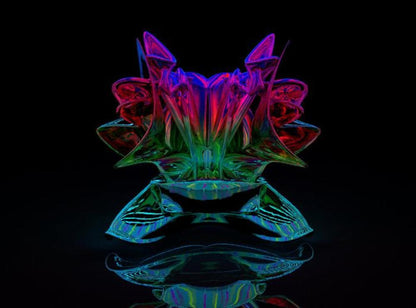 Abstract Sculpture: Color Blast