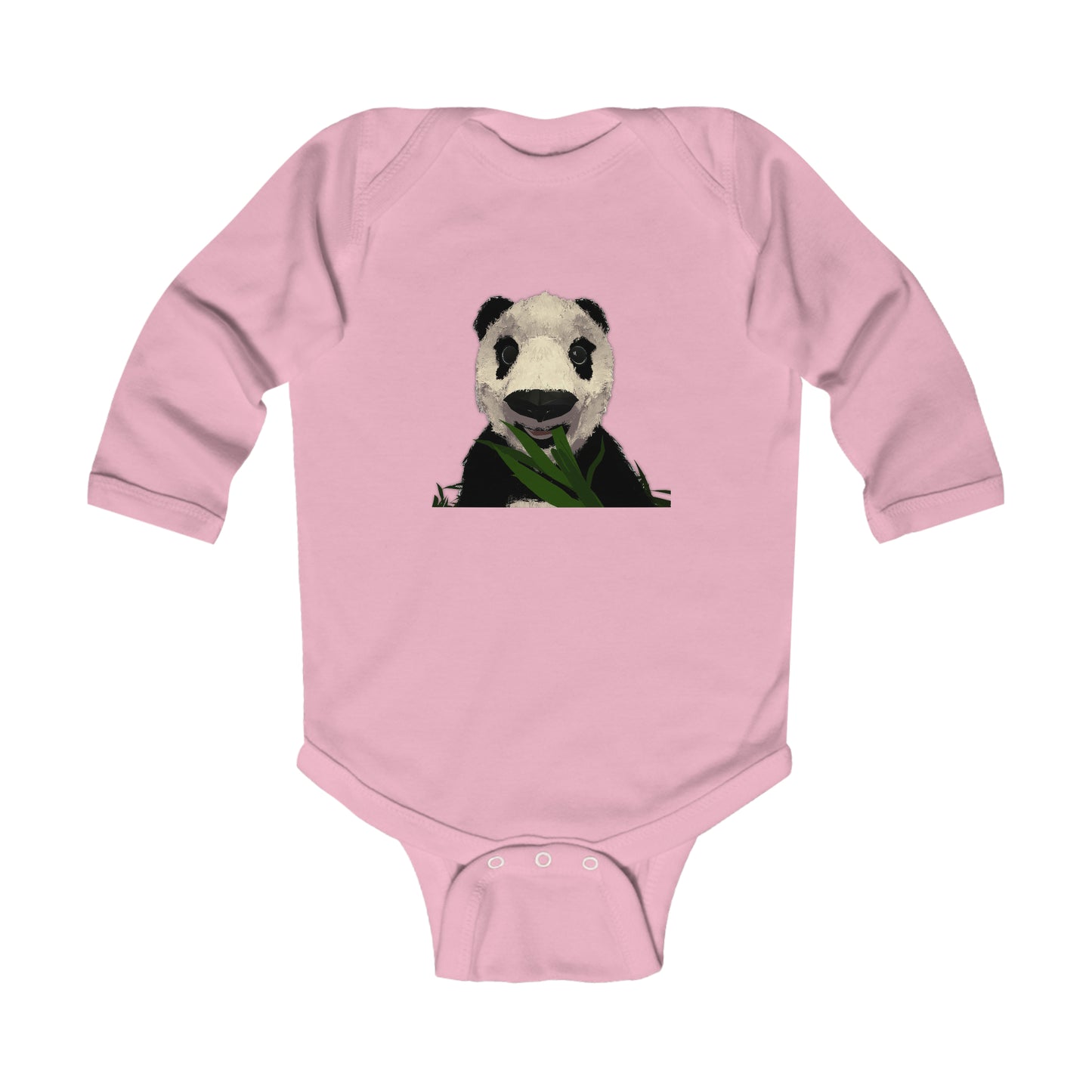 Panda Infant Long Sleeve Bodysuit