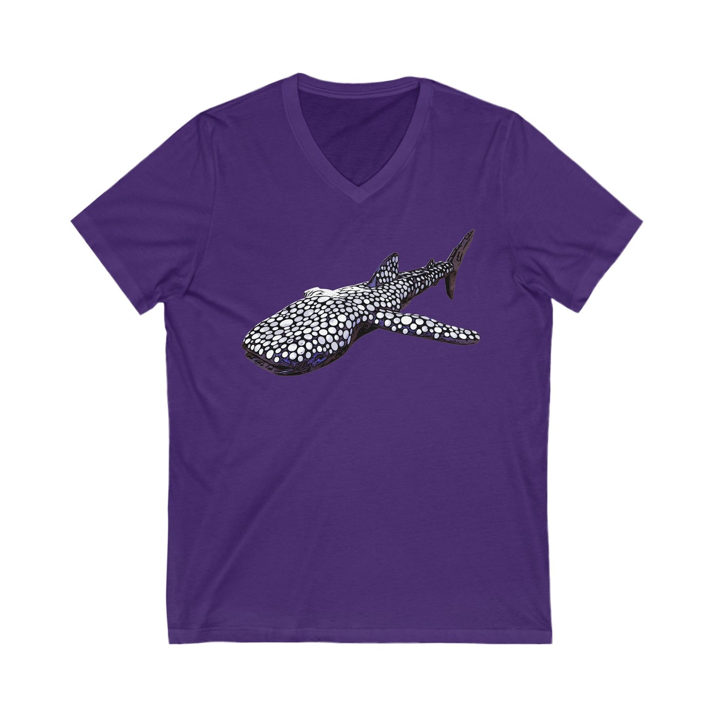 Whale Shark Short Sleeve V-Neck Tee