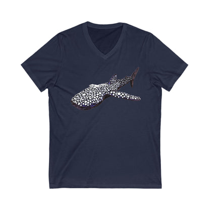 Whale Shark Short Sleeve V-Neck Tee