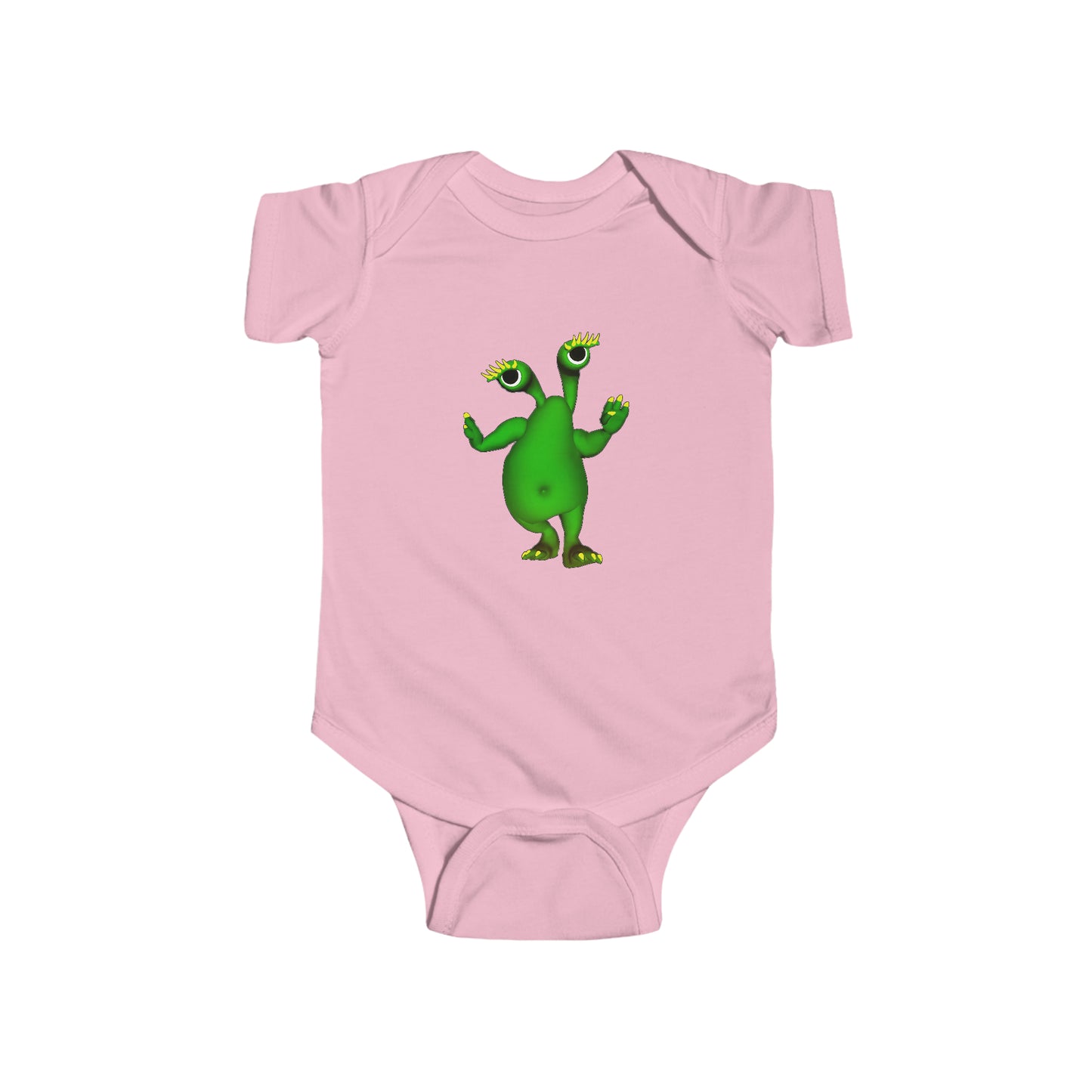 Green Alien Infant Fine Jersey Bodysuit