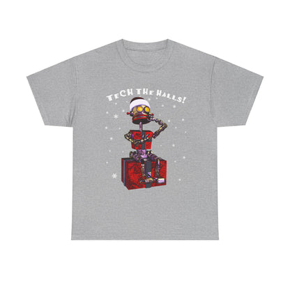 Tech the Halls!  Unisex Heavy Cotton Tee