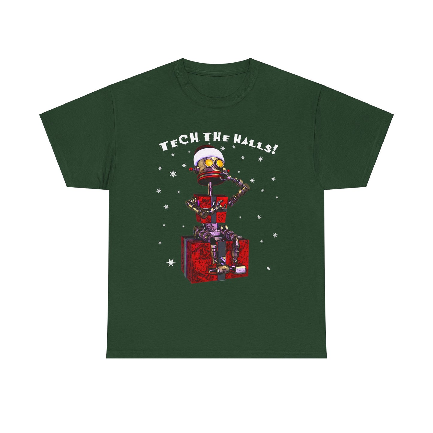 Tech the Halls!  Unisex Heavy Cotton Tee