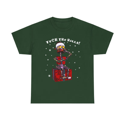 Tech the Halls!  Unisex Heavy Cotton Tee