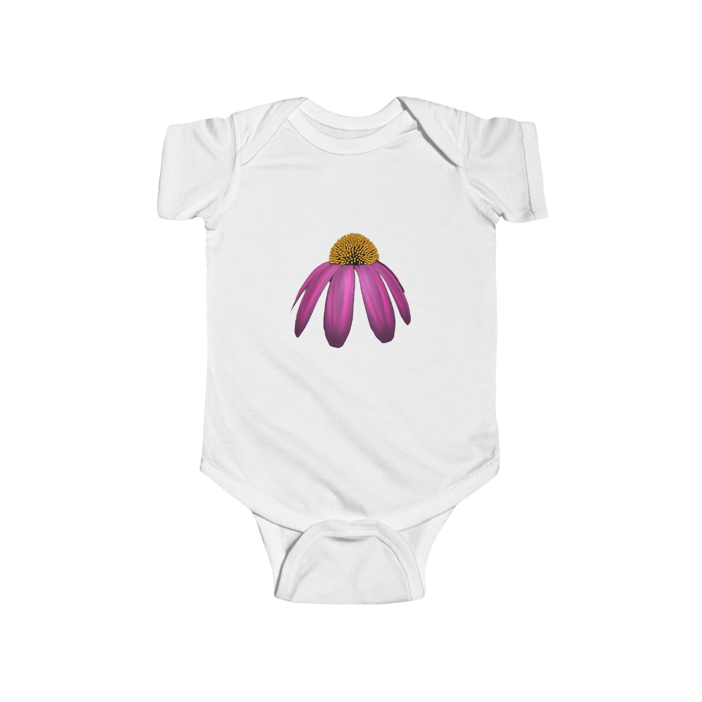 Echinacea Purple Coneflower Infant Fine Jersey Bodysuit