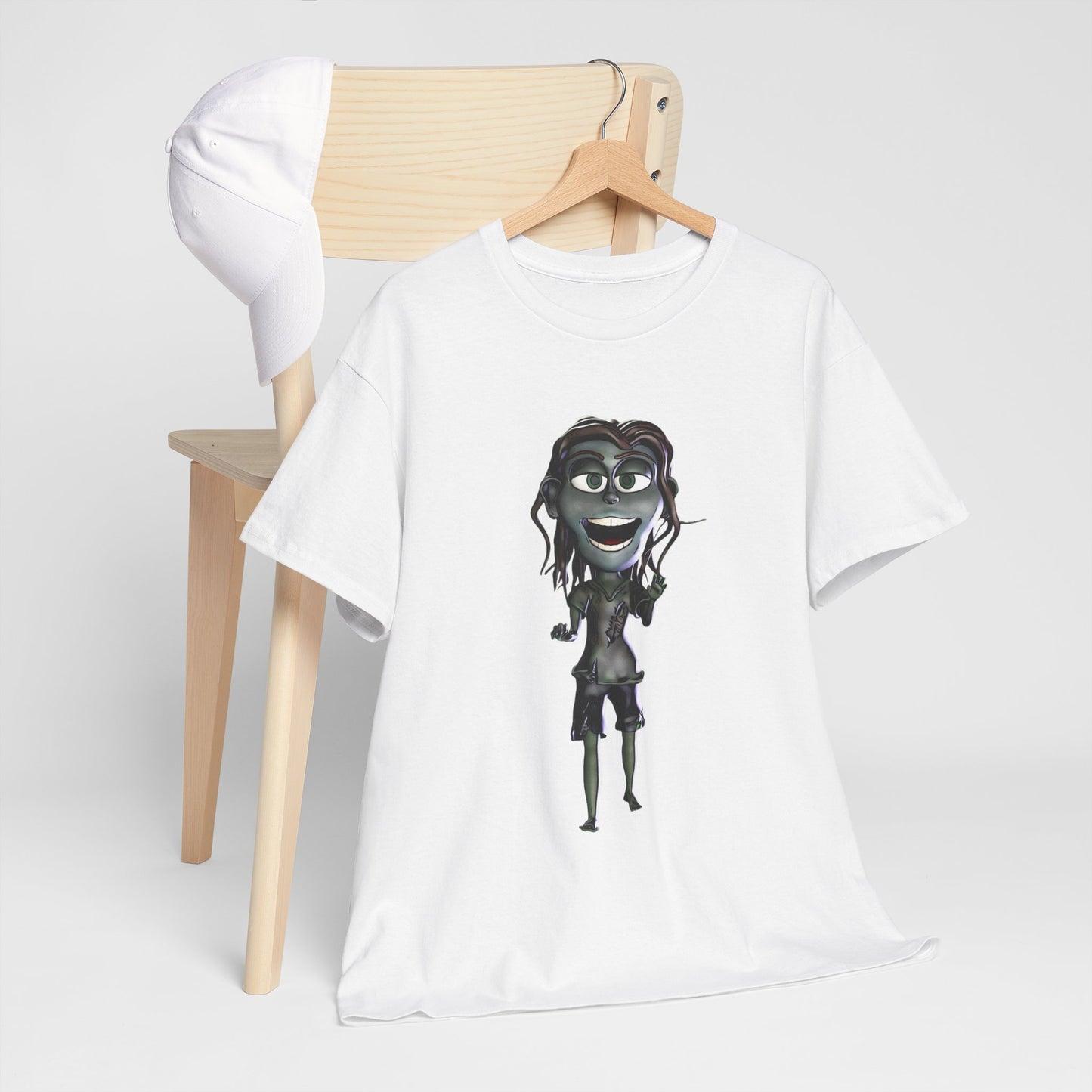 Zoe the Zombie Unisex Heavy Cotton Tee