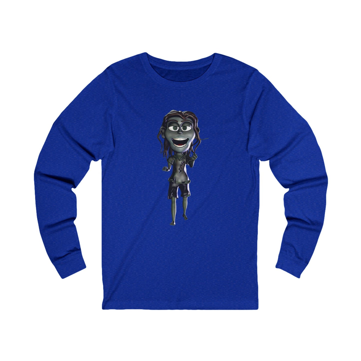 Zoe the Zombie Unisex Jersey Long Sleeve Tee