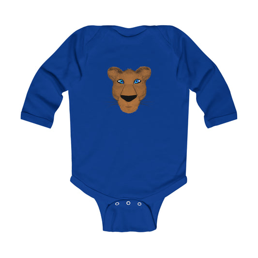 Panther Infant Long Sleeve Bodysuit