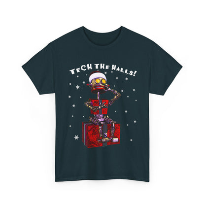 Tech the Halls!  Unisex Heavy Cotton Tee