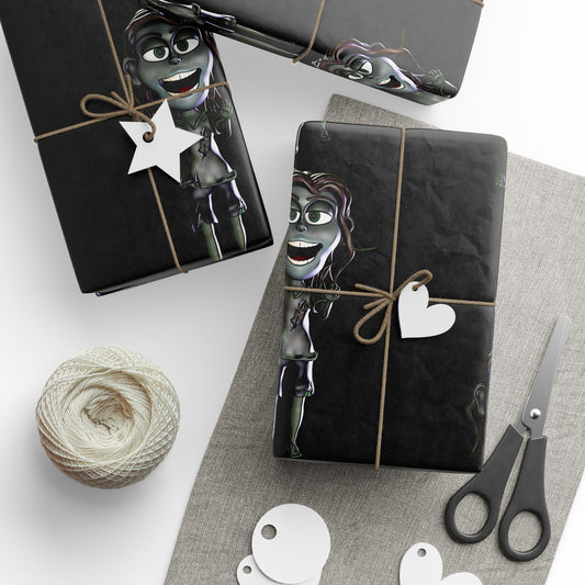 Zoe the Zombie Wrapping Paper