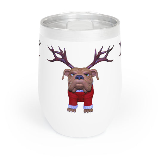 "Buttercup" the Reindog XMAS Chill Wine Tumbler
